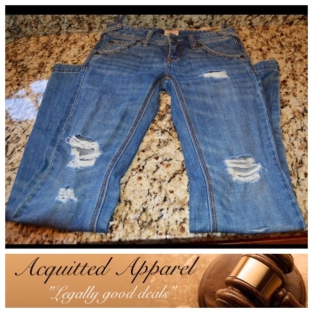 Free People Skinny Suspender Jeans Distressed